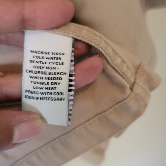 Ralph Lauren Polo Jeans Beige Tan Cotton Denim Jacket Coat - Picture 8 of 8
